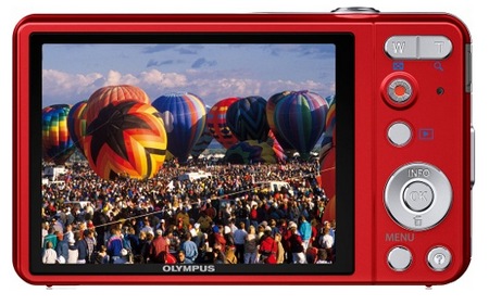Olympus VG-160 Budget-friendly Digital Camera red back