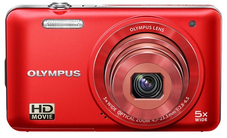 Olympus VG-160 Budget-friendly Digital Camera red