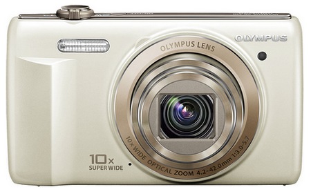 Olympus VR-340 Camera with 10x Optical Zoom white