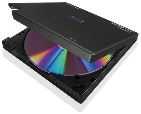 Pioneer BDR-XD04 is the Smallest and Lightest Portable Blu-ray Burner open
