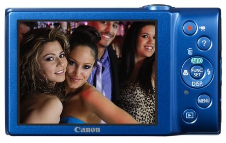 Canon PowerShot A4000 IS Canon PowerShot A4000 IS digital camera blue back Canon PowerShot A4000 IS