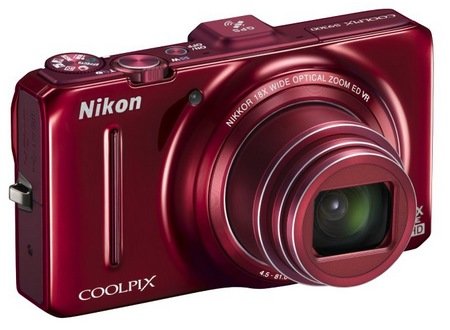 Nikon CoolPix S9300 Compact Long Zoom Camera with GPS red Nikon CoolPix S9300 Compact Long Zoom Camera with GPS red