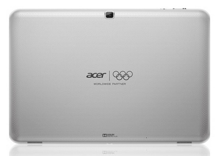 Acer Iconia Tab A510 Quad-core Android 4.0 Tablet white back