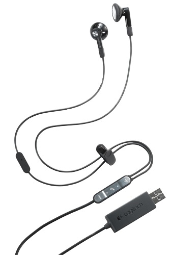 Logitech BH320 USB Stereo Earbuds for Unified Communications