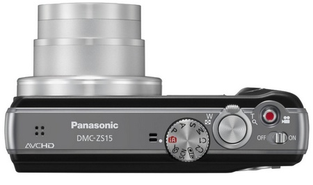 Panasonic LUMIX DMC-ZS15 16x Zoom Camera top