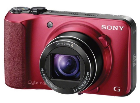 Sony Cyber-shot DSC-HX10V 16x optical zoom camera red