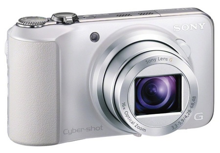 Sony Cyber-shot DSC-HX10V 16x optical zoom camera white