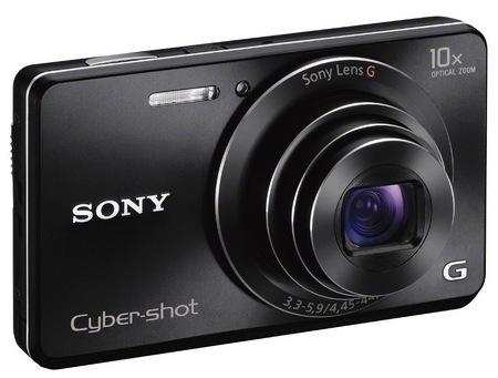 Sony Cyber-shot DSC-W690 Thinnest 10x Optical Zoom Camera black