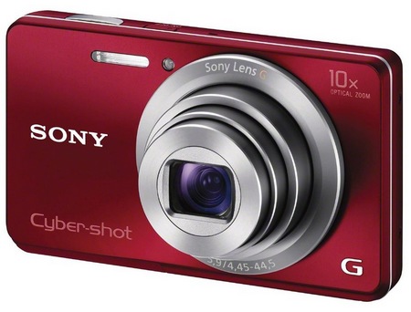 Sony Cyber-shot DSC-W690 Thinnest 10x Optical Zoom Camera red