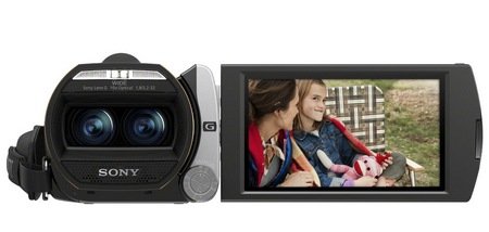 Sony Handycam HDR-TD20V Double Full HD 3D Camcorder front Sony Handycam HDR-TD20V Double Full HD 3D Camcorder front