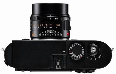 Leica M MONOCHROM Black-and-White Camera top