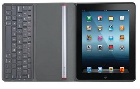 Logitech Solar Keyboard Folio for iPad open
