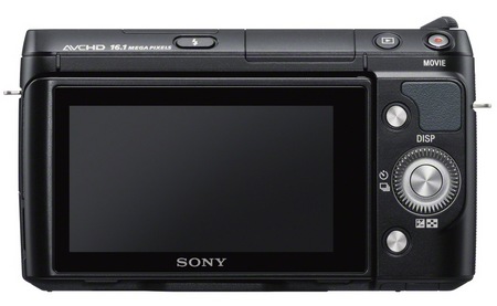 Sony Alpha NEX-F3 Mirrorless Camera back