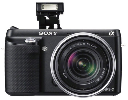 Sony Alpha NEX-F3 Mirrorless Camera flash