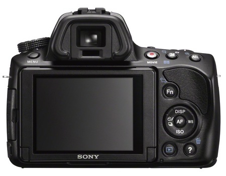 Sony Alpha SLT-A37 Entry-level DSLR Camera back