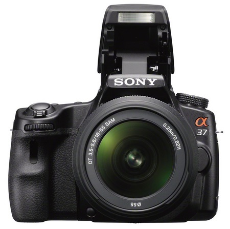 Sony Alpha SLT-A37 Entry-level DSLR Camera front