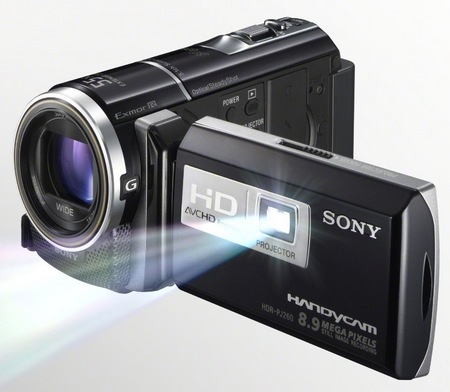 Sony Handycam HDR-PJ260V Camcorder with built-in Projector Sony Handycam HDR-PJ260V Camcorder with built-in Projector