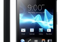 Sony Xperia go Smartphone with IP67 Dust and Water Resistance black front