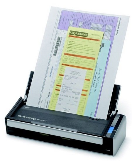 Fujitsu ScanSnap S1300i Mobile Scanner scanning Fujitsu ScanSnap S1300i Mobile Scanner scanning