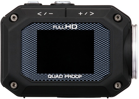 JVC ADIXXION GC-XA1 Quad-proof Rugged Action Camera lcd display
