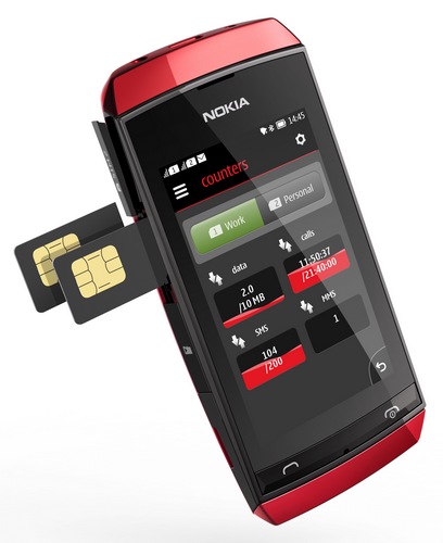 Nokia Asha 305 Dual-SIM Resistive touchscreen phone Nokia Asha 305 Dual-SIM Resistive touchscreen phone