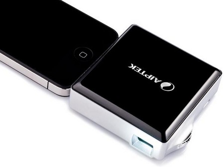 Aiptek MobileCinema i50D pico projector dongle for ios devices iphone Aiptek MobileCinema i50D pico projector dongle for ios devices iphone