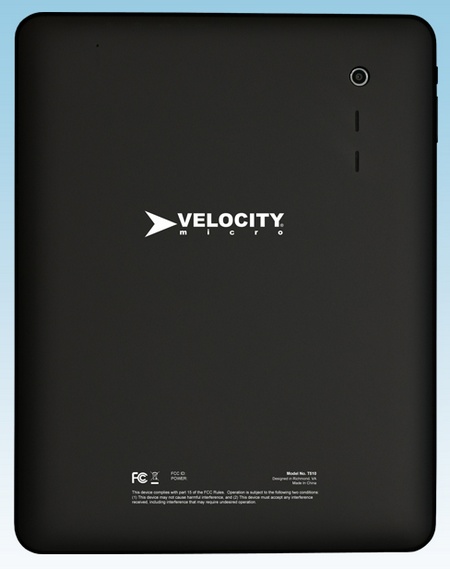 Velocity Micro Cruz T508 Android 4.0 Tablet back