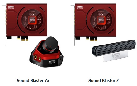 Creative Sound Blaster Zx and Z PCI Express Sound Card 1 Creative Sound Blaster Zx and Z PCI Express Sound Card 1