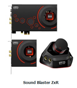 Creative Sound Blaster ZxR PCI Express Sound card 1 Creative Sound Blaster ZxR PCI Express Sound card 1