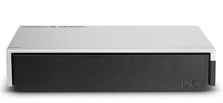 LaCie Porsche Design P'9233 USB 3.0 External Hard Drive side