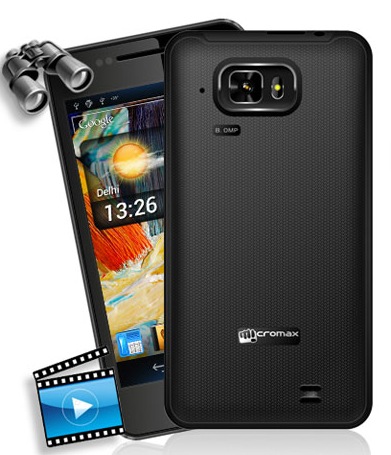 Micromax Superfone Pixel A90 Dual-SIM Android Smartphone back Micromax Superfone Pixel A90 Dual-SIM Android Smartphone back