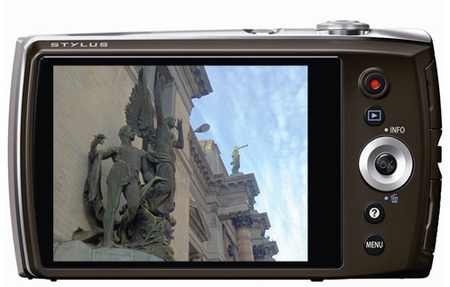 Olympus STYLUS VH-515 compact digital camera back Olympus STYLUS VH-515 compact digital camera back