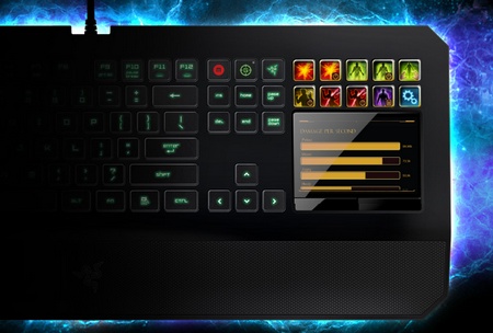 Razer DeathStalker Ultimate Gaming Keyboard with with Touchscreen Switchblade UI 2