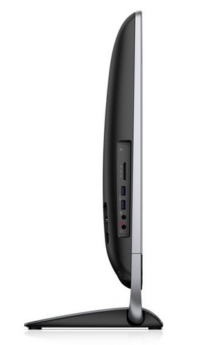 HP ENVY 23 TouchSmart touchscreen all-in-one pc side HP ENVY 23 TouchSmart touchscreen all-in-one pc side
