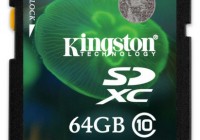 Kingston SDX10V SDXC Class 10 64GB and 128GB Memory Cards
