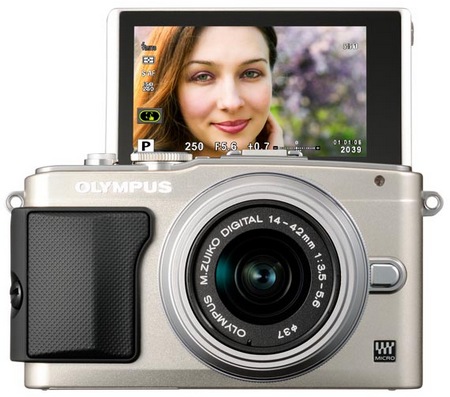 Olympus PEN Lite E-PL5 Micro Four Thirds Camera swivel display Olympus PEN Lite E-PL5 Micro Four Thirds Camera swivel display