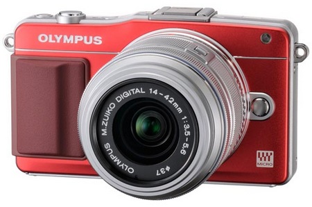 Olympus PEN mini E-PM2 Micro Four Thirds Camera red Olympus PEN mini E-PM2 Micro Four Thirds Camera red