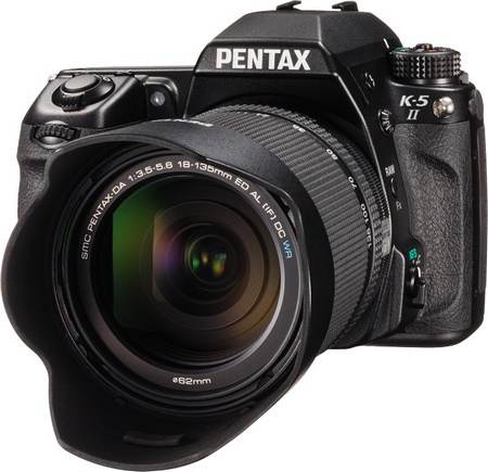 Pentax K-5 II DSLR Camera with DA 18-135mm WR zoom lens Pentax K-5 II DSLR Camera with DA 18-135mm WR zoom lens