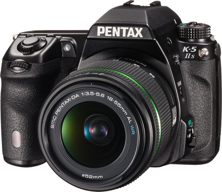 Pentax K-5 IIs DSLR Camera with DA 18-55mm WR zoom lens Pentax K-5 IIs DSLR Camera with DA 18-55mm WR zoom lens