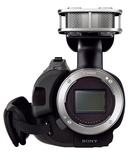 Sony Handycam NEX-VG30 Interchangeable Lens Camcorder front Sony Handycam NEX-VG30 Interchangeable Lens Camcorder front