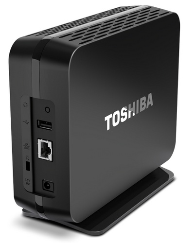 Toshiba Canvio Personal Cloud Network Attached Storage connectors