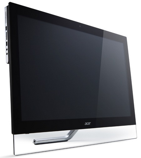 Acer Aspire 7600U Touchscreen Windows 8 All-in-one PC angle Acer Aspire 7600U Touchscreen Windows 8 All-in-one PC angle