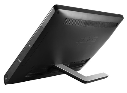 Asus ET2220 series All-in-one PC with 10-point Multitouch Display back angle