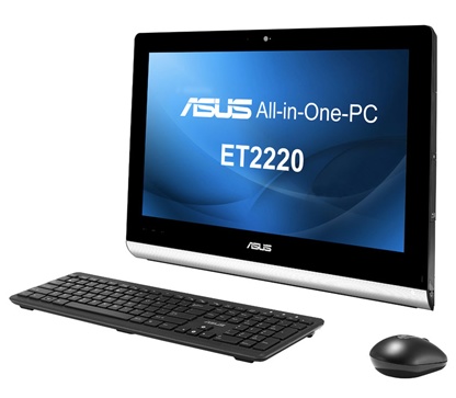 Asus ET2220 series All-in-one PC with 10-point Multitouch Display with keyboard mouse