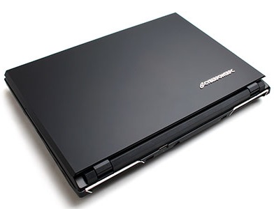 CyberPower Fang III Taipan Gaming Notebook with dual NVIDIA Graphics lid