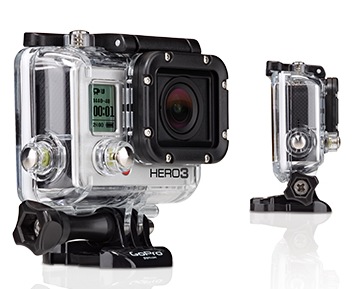 GoPro HERO3 White, Silver and Black Editions Action Cameras with waterproof housing