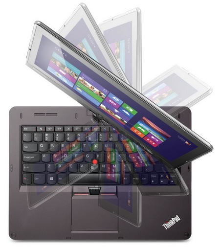 Lenovo ThinkPad Twist Windows 8 Convertible Ultrabook for Business twisting