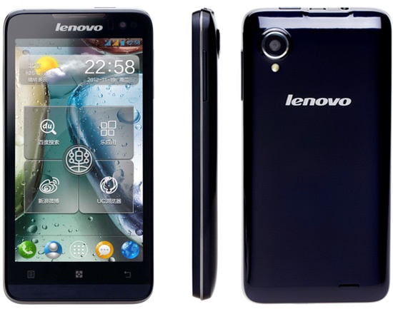Lenovo IdeaPhone P770 Smartphone Packs 3500mAh Battery front back side