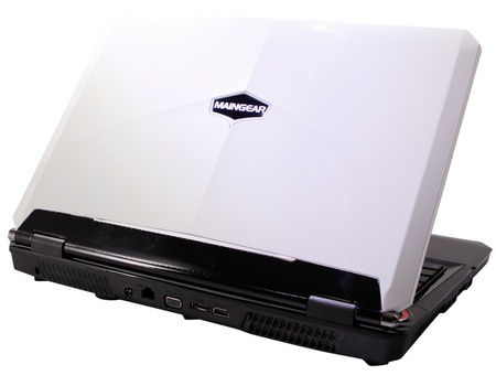 Maingear NOMAD 15 Gaming Notebook powered by Core i7 and GeForce GTX GPU white