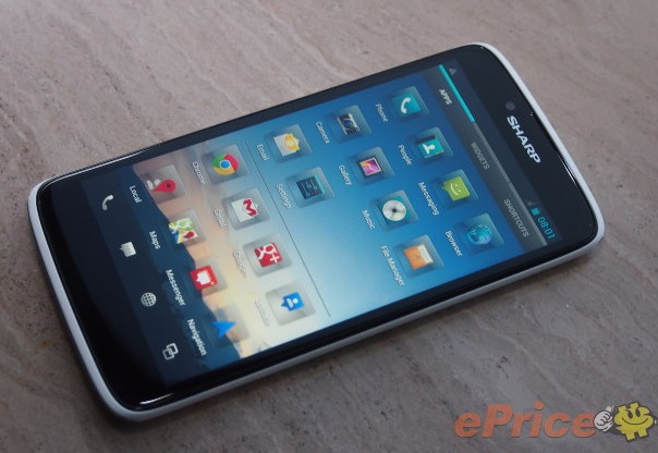 Sharp SH837W Android smartphone Sharp SH837W Android smartphone
